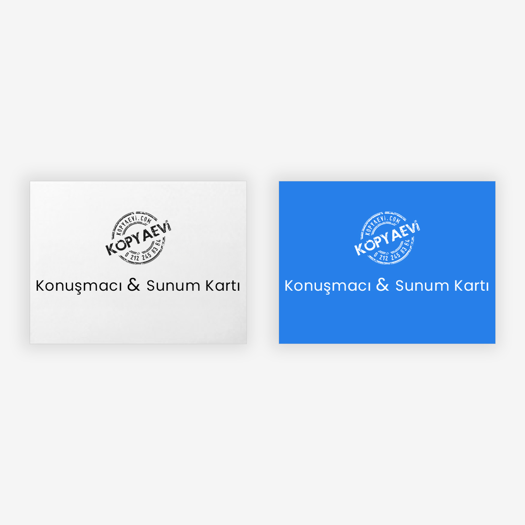 Konuşmacı Sunum Kartı