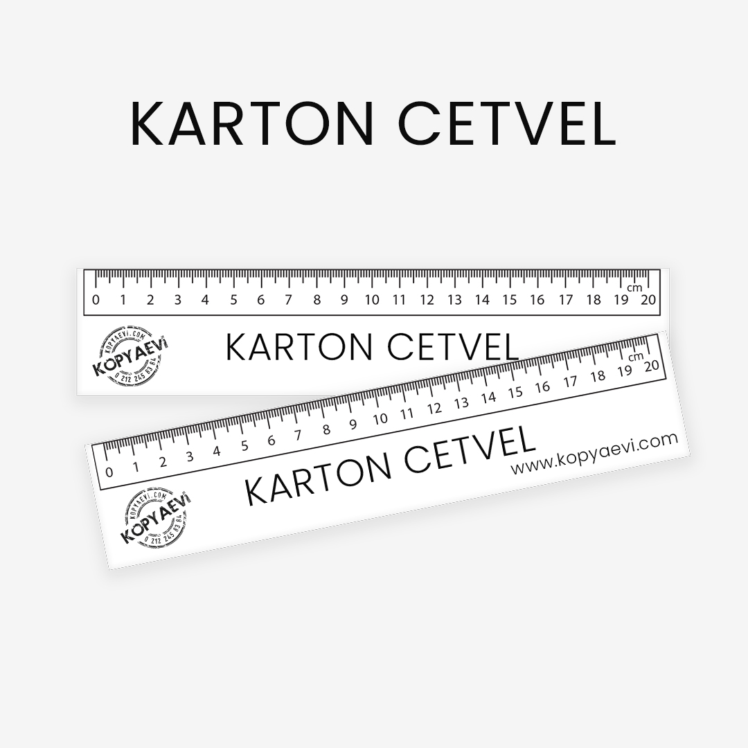 Karton Cetvel